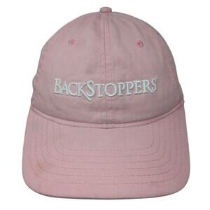 Backstoppers Since 1959 Strapback Hat Pink One Size Adjustable Fahrenheit